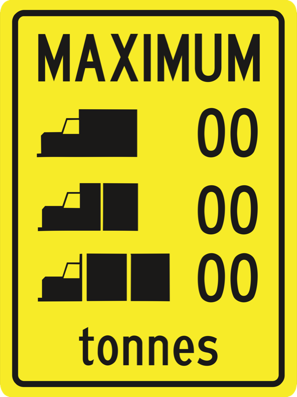 Warning Sign 90x120